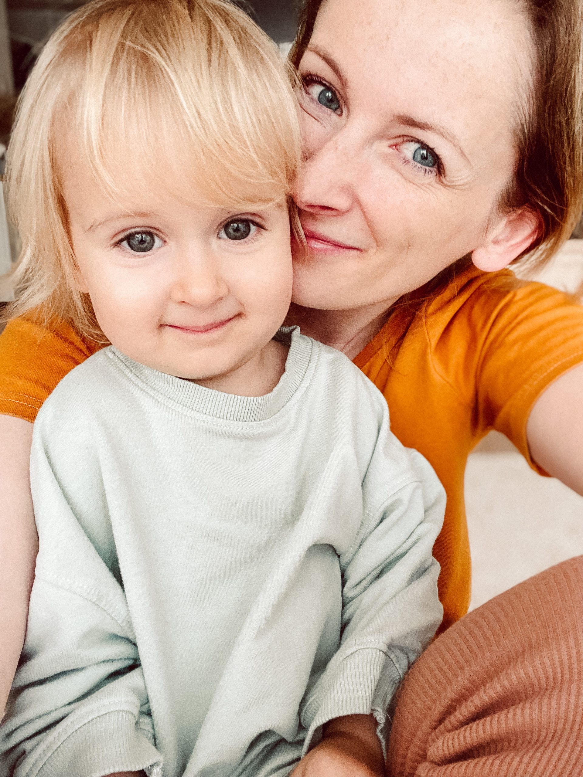 Magda z córką Helenką – wspólne selfie